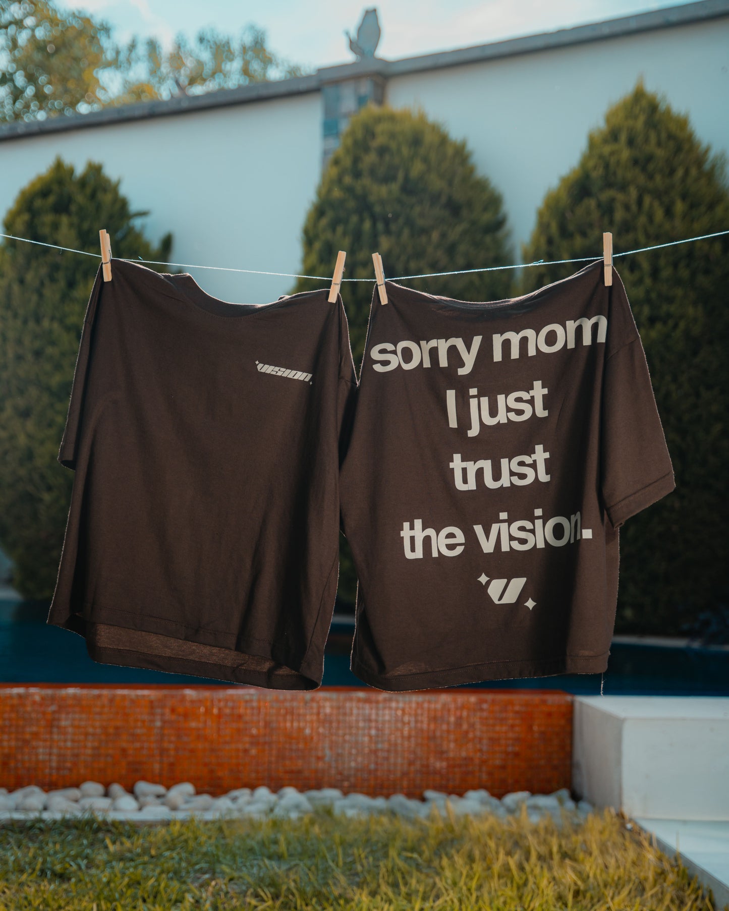 "SORRY MOM," TEE